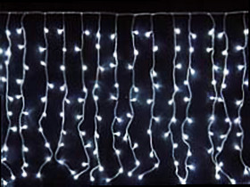 white led curtain light 3m