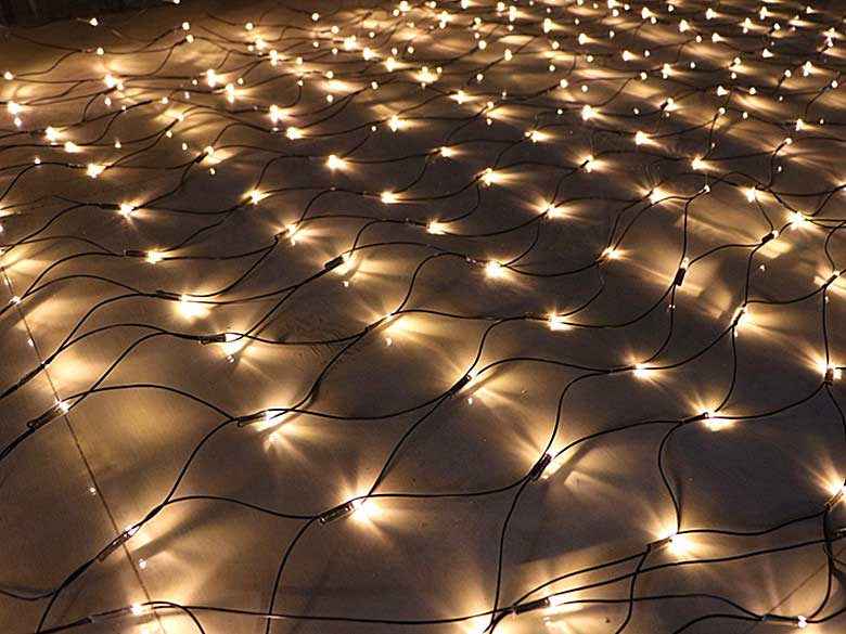 256 leds net lights