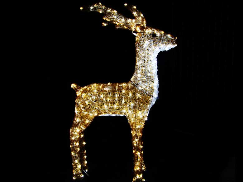 holiday decoration Christmas led deer lights