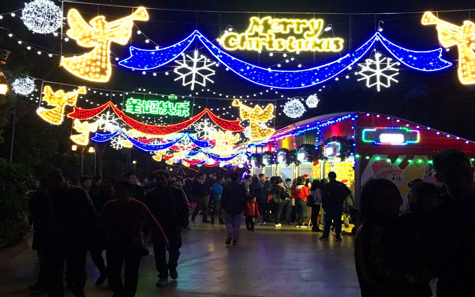 lighting decoration in Zhuhai Chimelong